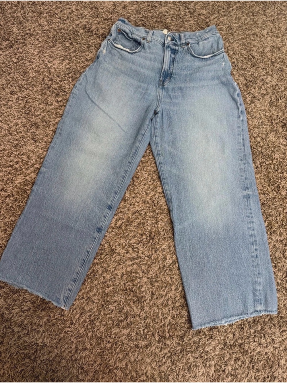 Madewell Perfect vintage wide leg crop jeans size 28